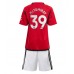 Maillot de foot Manchester United Scott McTominay #39 Domicile vêtements enfant 2023-24 Manches Courtes (+ pantalon court)